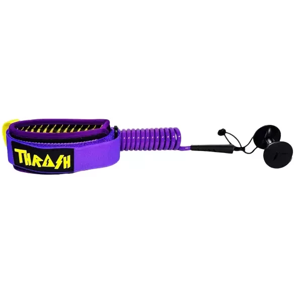 Leash de bodyboard Thrash Biceps V-Grip 8mm Purple