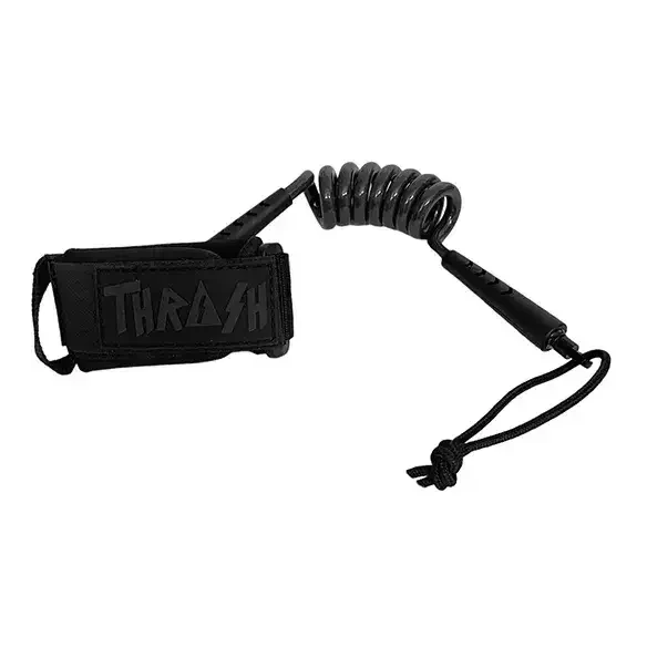 Leash bodyboard Thrash Cam wrist 8mm Black