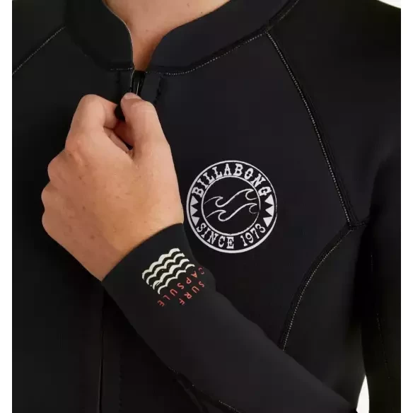 Neoprene Billabong Salty Dayz Natural  LS 2/2 Black