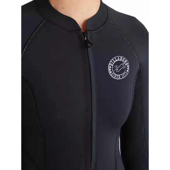 Wetsuit Billabong Salty Dayz Natural  LS 2/2 Black