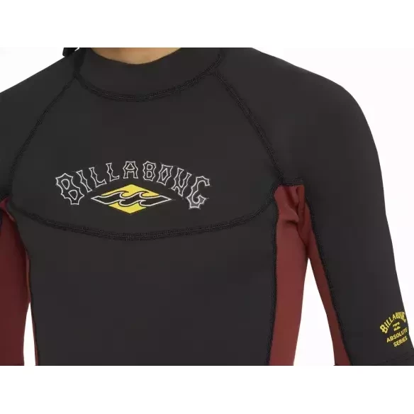 Shorty Billabong Absolute  2/2mm BZ Junior Fire Red