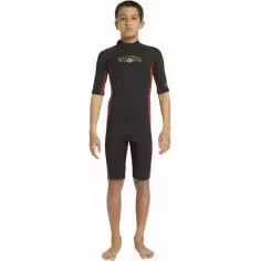 Fato Surf Shorty Billabong Absolute 2/2mm BZ Junior Fire Red
