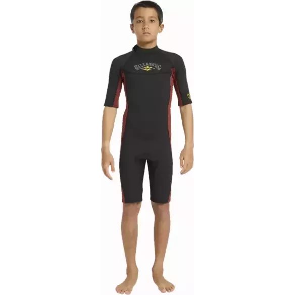 Fato Surf Shorty Billabong Absolute 2/2mm BZ Junior Fire Red