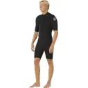 Shorty von Rip Curl Dawn Patrol BZ 2/2mm Black