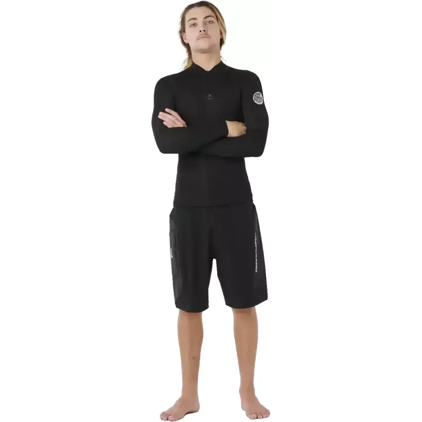 Top Rip Curl Dawn Patrol 1,5mm LS Black