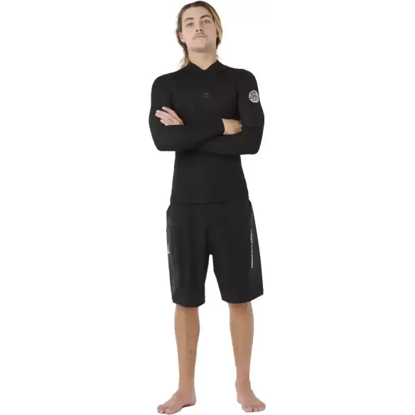Top Rip Curl Dawn Patrol Revo 1,5mm LS Black