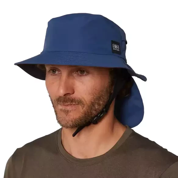 Sombrero Ocean & Earth Indo Surf hat Stiff Peak Navy