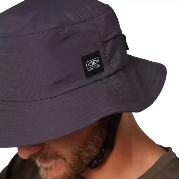 Chapéu Ocean & Earth Indo Surf hat Stiff Peak Charcoal