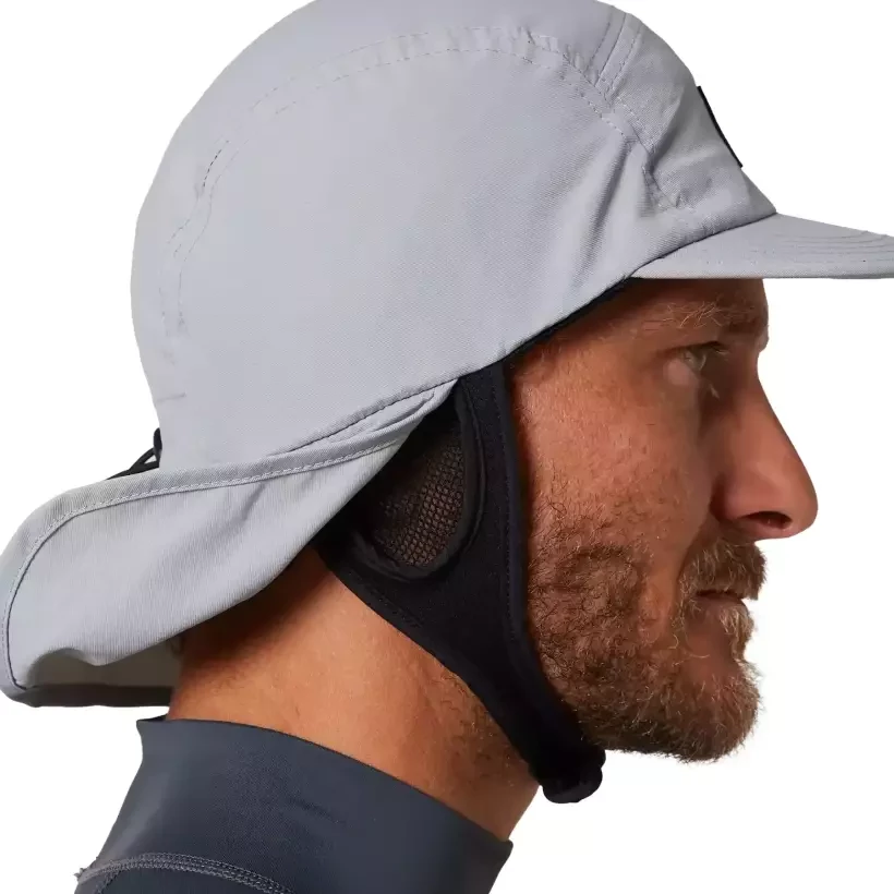 Cap Ocean & Earth Indo 5 Panel Legionnaire Surf Cap Grey