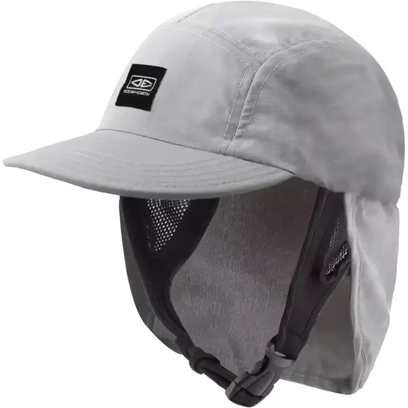Cap Ocean & Earth Indo 5 Panel Legionnaire Surf Cap Grey