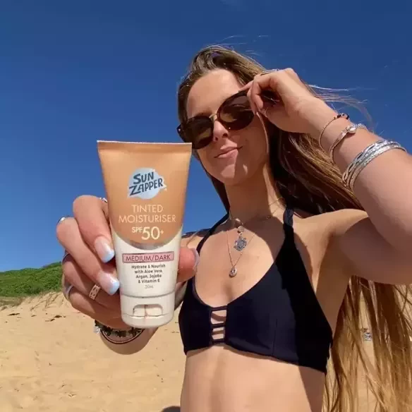 Creme solar Sun Zapper SPF50 Tinted Moisturiser 50ml