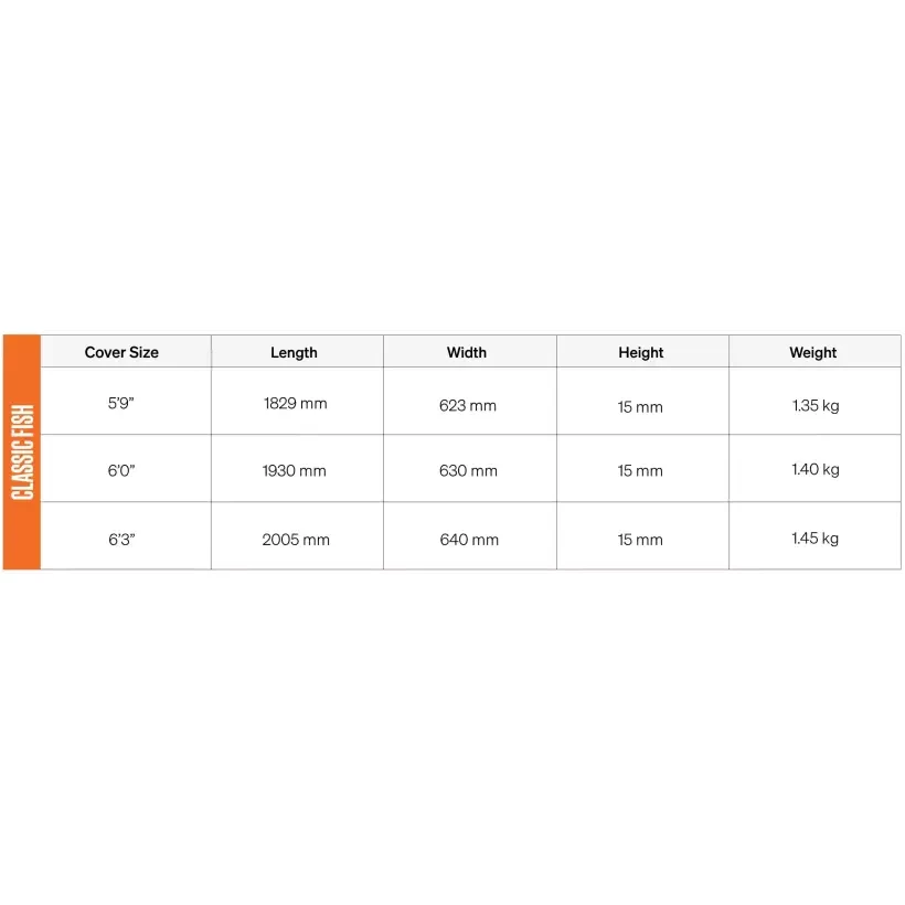 Funda FCS Classic Fish Alpine