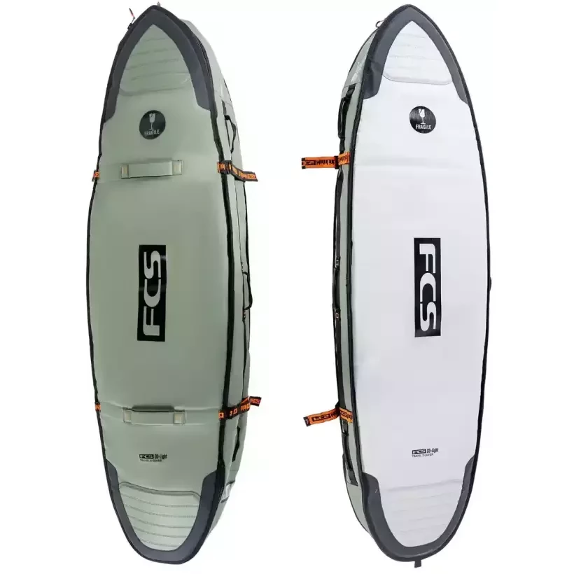 Capas de surf FCS Travel 3 Shortboard/Fish Alpine