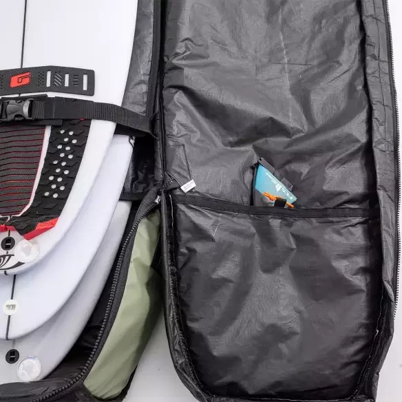 Capas de surf FCS Travel 3 Wheelie Shortboard/Fish Alpine