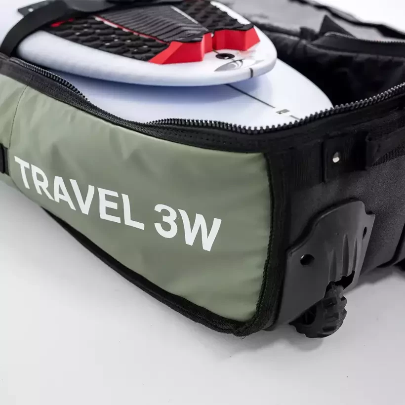 boardbag FCS Travel 3 Wheelie Shortboard/Fish Alpine