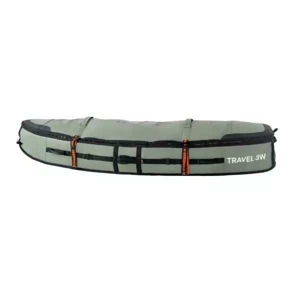 Capas de surf FCS Travel 3 Wheelie Shortboard/Fish Alpine