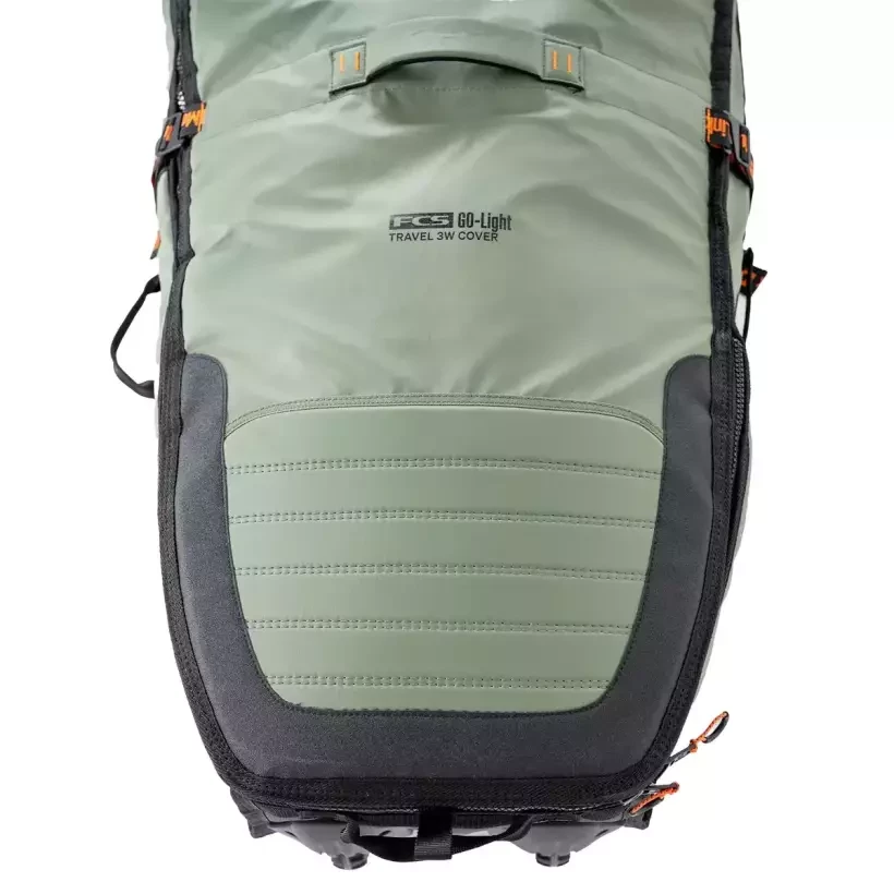 Housse de surf FCS Travel 3 Wheelie Shortboard/Fish Alpine