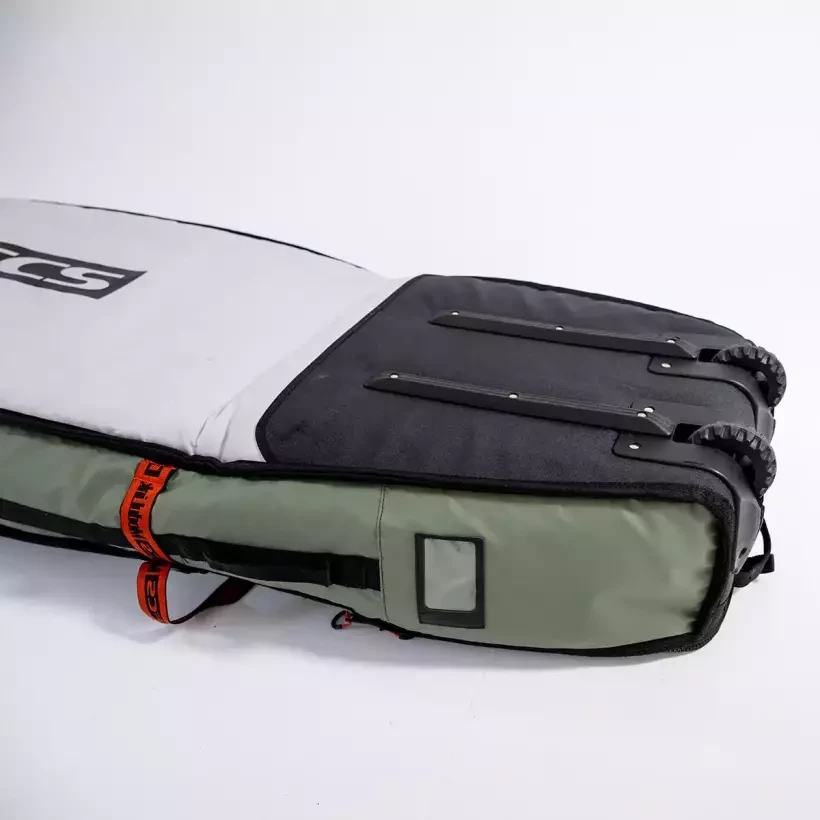 Housse de surf FCS Travel 3 Wheelie Shortboard/Fish Alpine