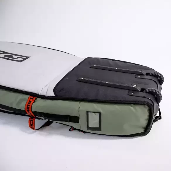 Capas de surf FCS Travel 3 Wheelie Shortboard/Fish Alpine