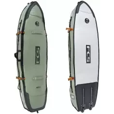 FCS Travel 3 Wheelie Shortboard/Fish Alpine