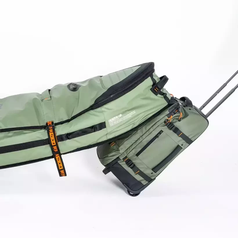 FCS Travel 4 Wheelie Shortboard/Fish Alpine