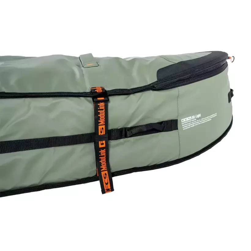 Housse de surf FCS Travel 4 Wheelie Shortboard/Fish Alpine