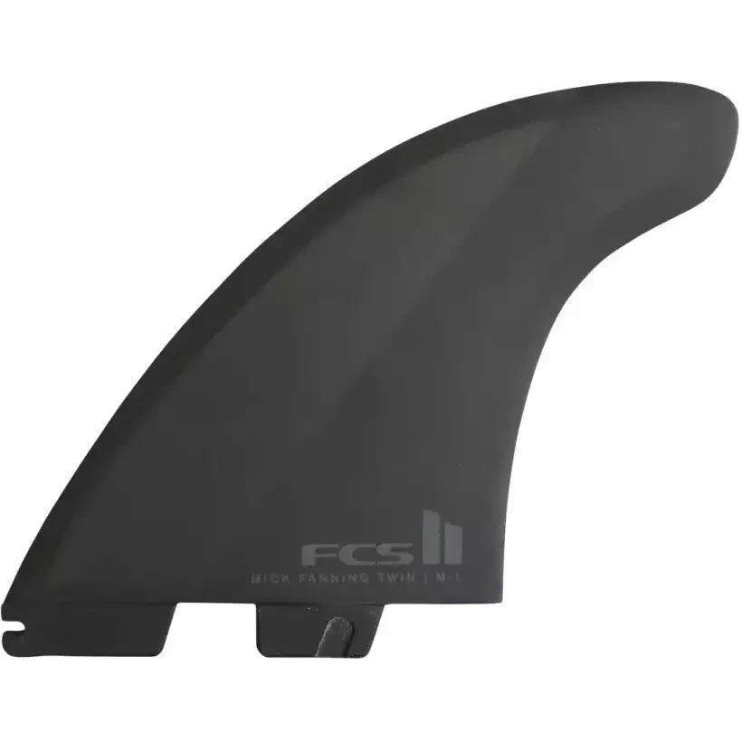 Quilhas surf FCSII Mick Fanning  Twin+Stabilizer Black