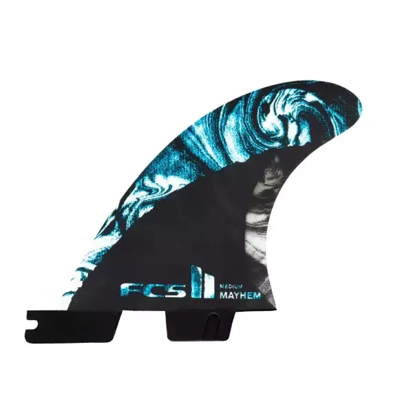 Quilhas surf FCSII quad rear PC Reactor Matt Biolos Blue