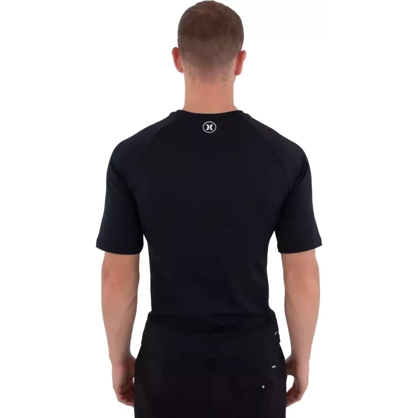 Rashguard Hurley Icon Circle Black SS