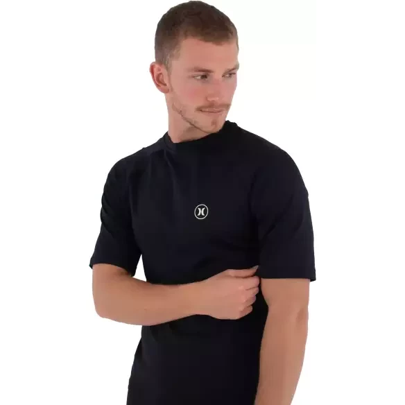 Rashguard Hurley Icon Circle Black SS