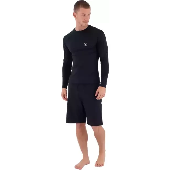Hurley Icon Circle Black LS Lycra