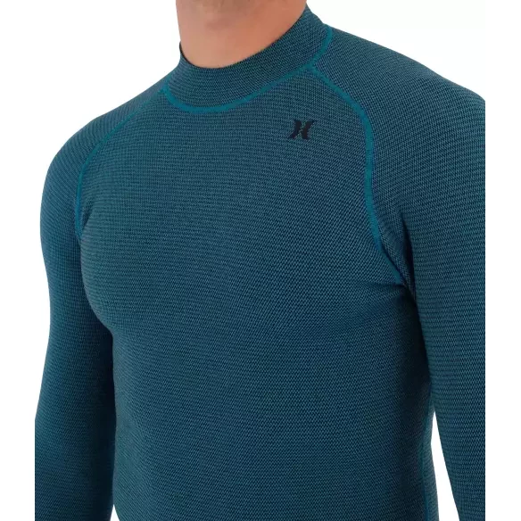 Hurley neopreen top Plus Texture 1,5/1mm Black/Sky Blue