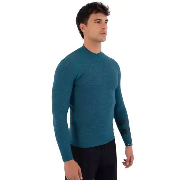Hurley neopreen top Plus Texture 1,5/1mm Black/Sky Blue