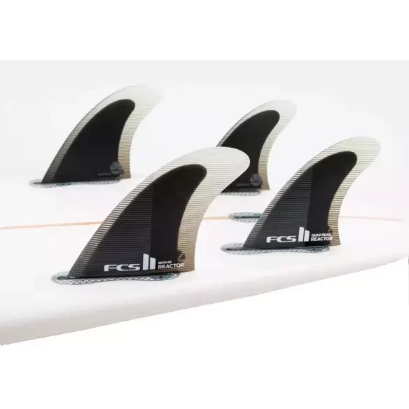 Quilhas surf FCSII quad rear PC Reactor Essential Black