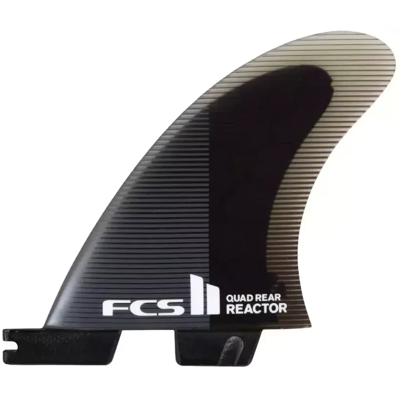 Quilhas surf FCSII quad rear PC Reactor Essential Black