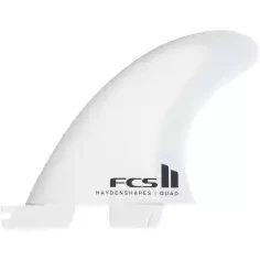 Quilhas surf FCSII quad rear PC Reactor Haydenshapes White