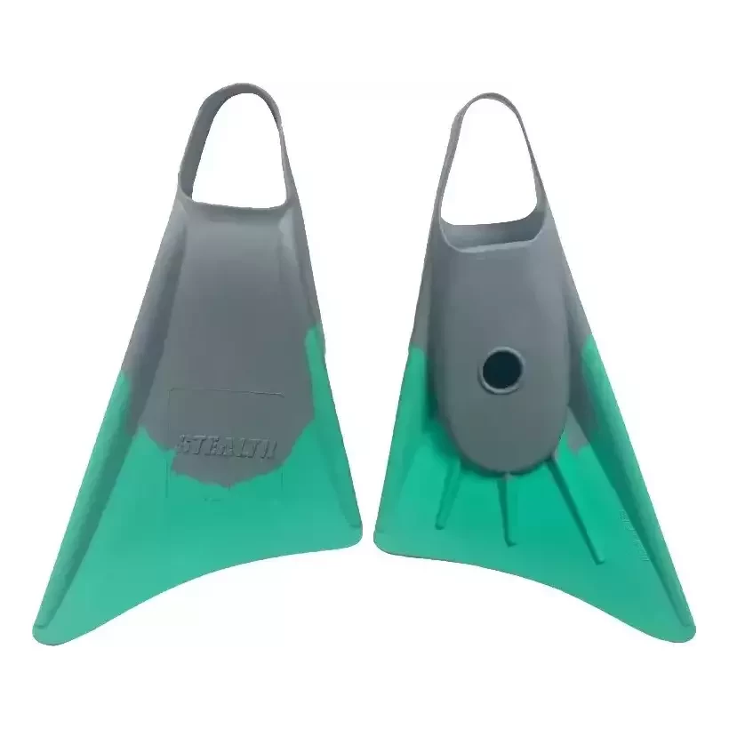 Aletas de bodyboard Stealth S1 Super Soft Grey/Menthol