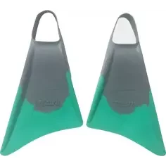 Stealth S1 Super Soft Bodyboard Fins Grey/Menthol