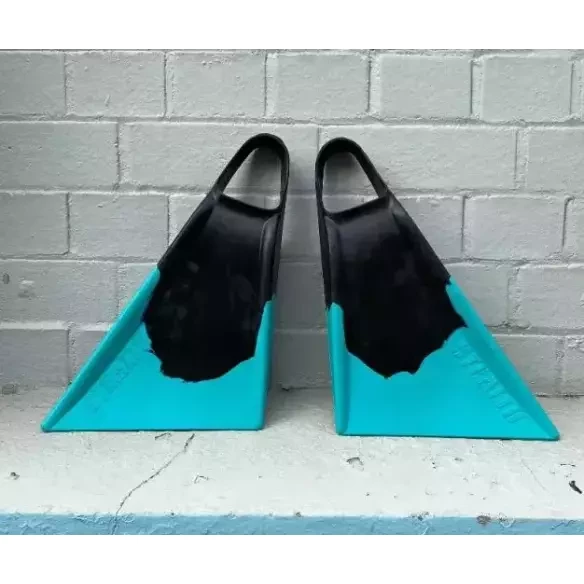 Aletas de bodyboard Stealth S2 Super Soft Black/Teal