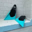 Pé de pato bodyboard Stealth S2 Super Soft Black/Teal