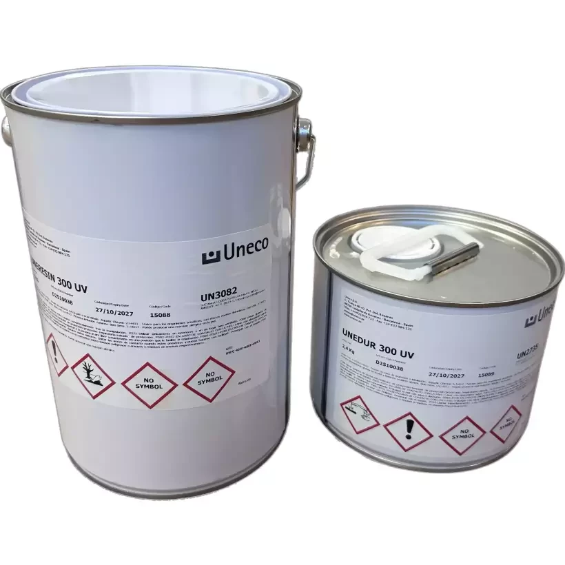 Resina epossidica Uneco Unedur 300 UV - Kit 7,4Kg