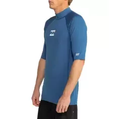 Billabong Rash guard Waves All Day SS Dark Blue 2