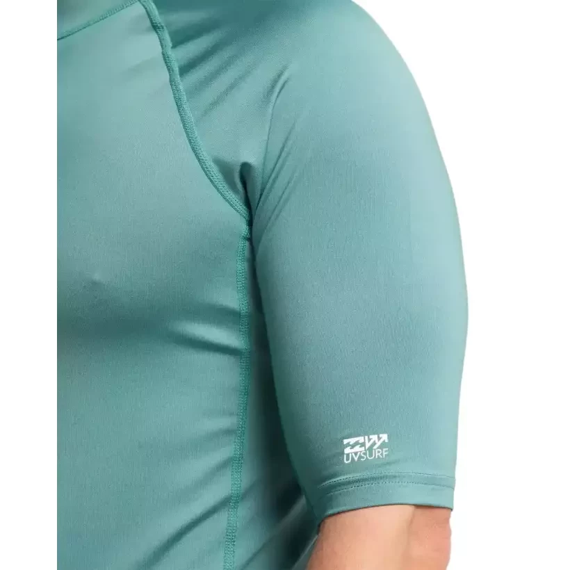 Billabong Rash guard Waves All Day SS Sea Green