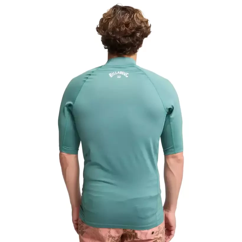 Billabong Rash guard Waves All Day SS Sea Green