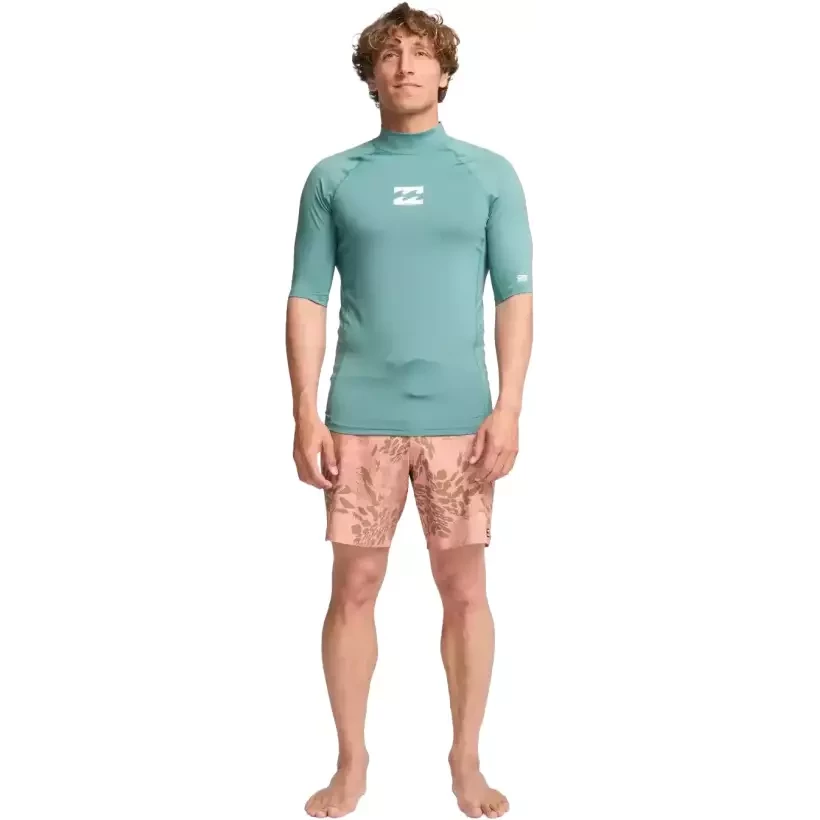 Lycra surf Billabong Waves All Day SS Sea Green
