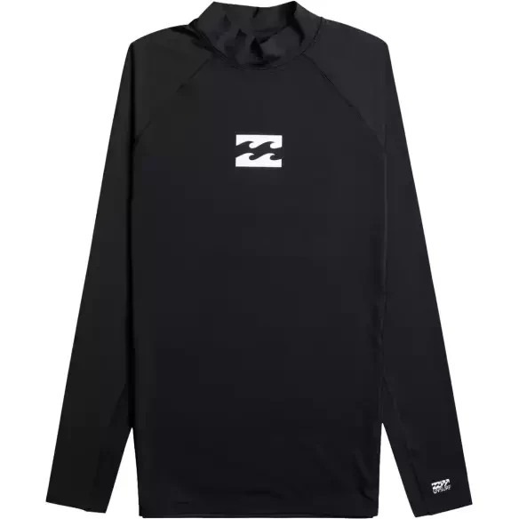 Billabong Rash guard Waves All Day LS Black