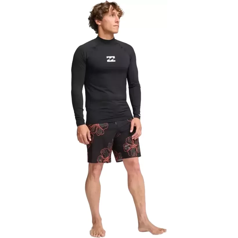 Lycra da surf Billabong Waves All Day LS Black