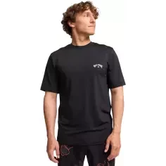 Camiseta UV Billabong Arch Wave SS Black