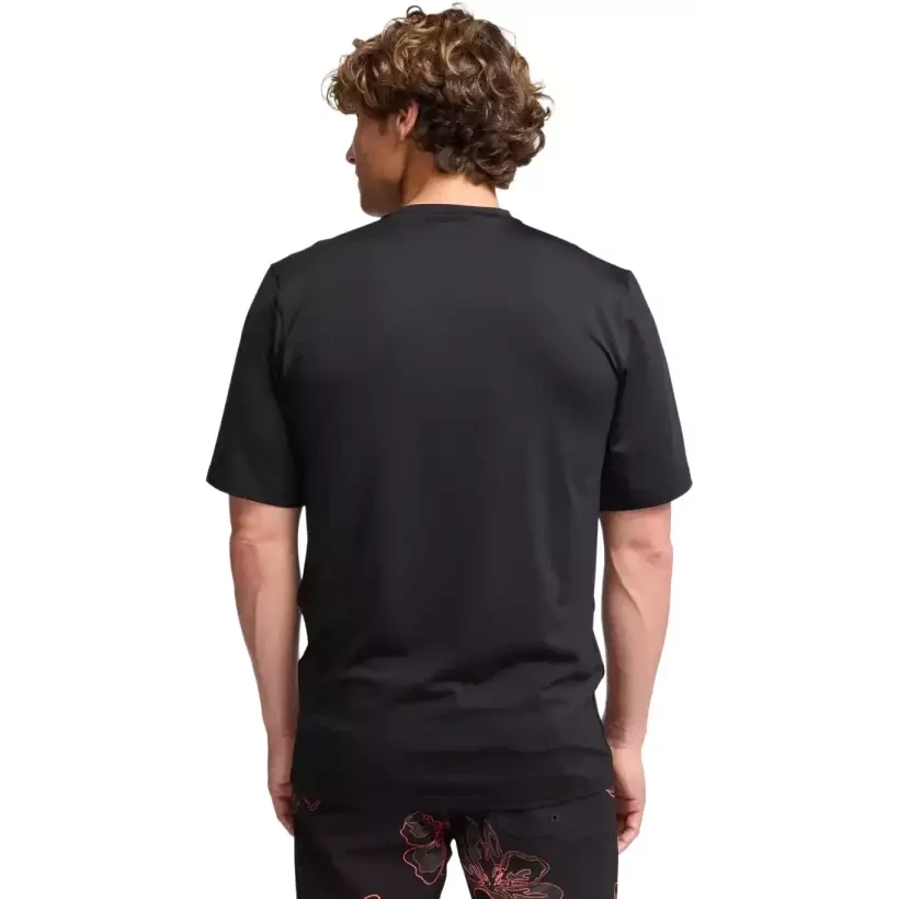 Camiseta Billalong Arch Wave SS preta com proteção UV