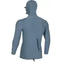 T-shirt anti-UV O'Neill Hyperfreak Skins O'Zone manches longues bleu fusion avec capuche